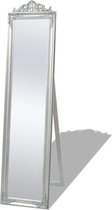 vidaXL - Vrijstaande - spiegel - Barok - 160x40cm - zilver