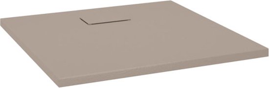 Receveur de douche vidaXL 90 x 90 cm - Receveur de douche en SMC marron - Installations de douche - Miroir de salle de bain - Meubles de salle de bain - Paroi de douche