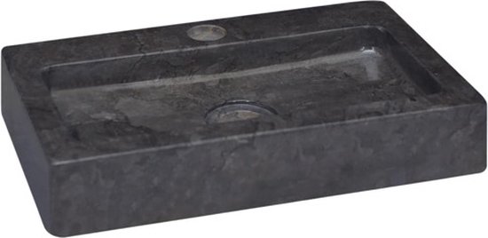 Decoways - Tafelblad ø50x2,5 cm marmer crèmekleurig