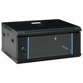 vidaXL - Armoire réseau - à poser - au - mur - 4U - 19" - IP20 - 600x450x285 - mm