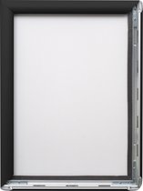 Seco kliklijst - A3 - zwart aluminium - 25mm frame - anti-reflecterend PVC - SE-BLACKA3