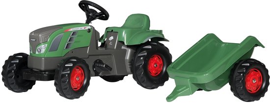 Rolly Toys RollyKid Fendt Vario - Traptractor - Met aanhanger