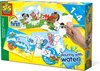 foto van SES - My First - Verven - Kleuren met water - zonder geknoei - inclusief 4 voorbedrukte kaarten en kwast - steeds opnieuw te gebruiken