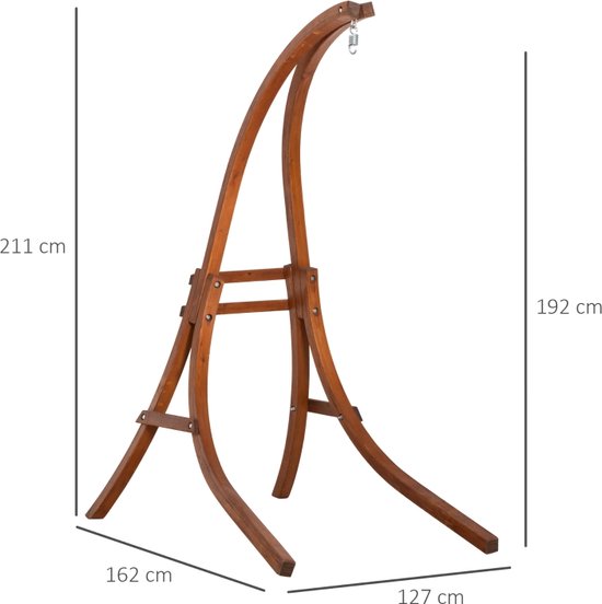 Metalen Hangstoel Standaard Voor Een Gewicht Van 100 Tot 150 Kg