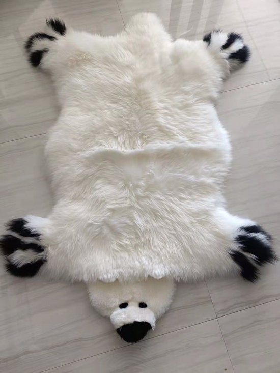 Fine Asianliving 100% Genuine Real Sheepskin Rug Polar Bear 75x140cm