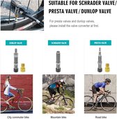 Pompe à vélo - facile à utiliser - qualité supérieure - gain de place