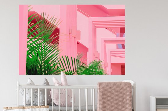 Stickers muraux - Été - Plantes - Jardin - 120x80 cm - Film adhésif