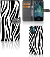 Beschermhoesje Nokia G11 | G21 Smartphone Hoesje Zebra