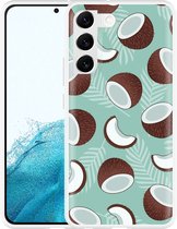 Galaxy S22+ Hoesje Kokosnoten - Designed by Cazy