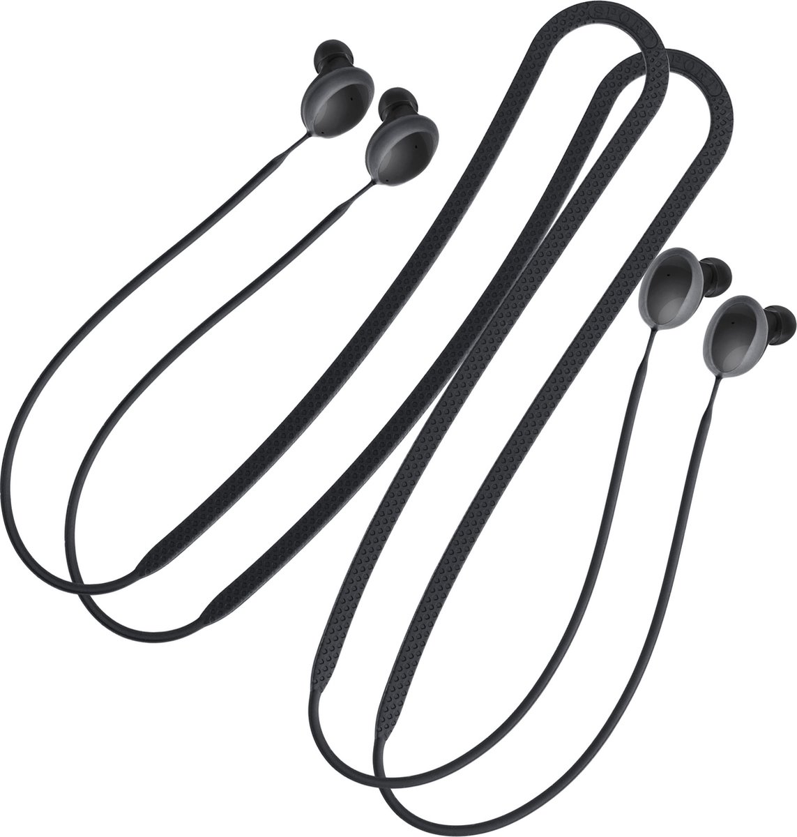 kwmobile 2x oordopjes koord geschikt voor Samsung Galaxy Buds 2 Voor draadloze... bol