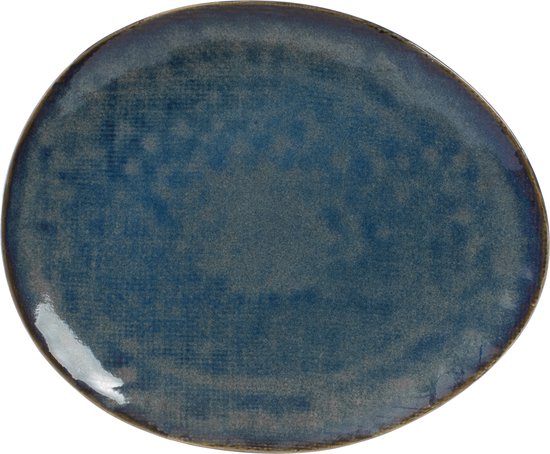 COSY & TRENDY Bol rond Quintana porcelaine bleu 11 cm