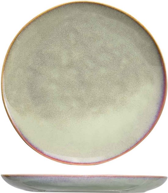 Commerline Herbruikbare Plastic Borden 800 Stuks | 22 cm - Bordenset Enkel | Plastic Servies voor Feestjes, Picknicks en Evenementen | Duurzaam en Herbruikbaar