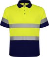 Blauw Marine / Jaune Fluo