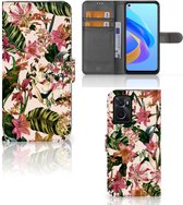 GSM Hoesje OPPO A76 | A96 Fotohoesje ontwerpen Flowers