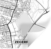 Stickers muraux - Plan d'étage - Carte - Plan de la ville - Zegerplas - 50x50 cm - Feuille adhésive