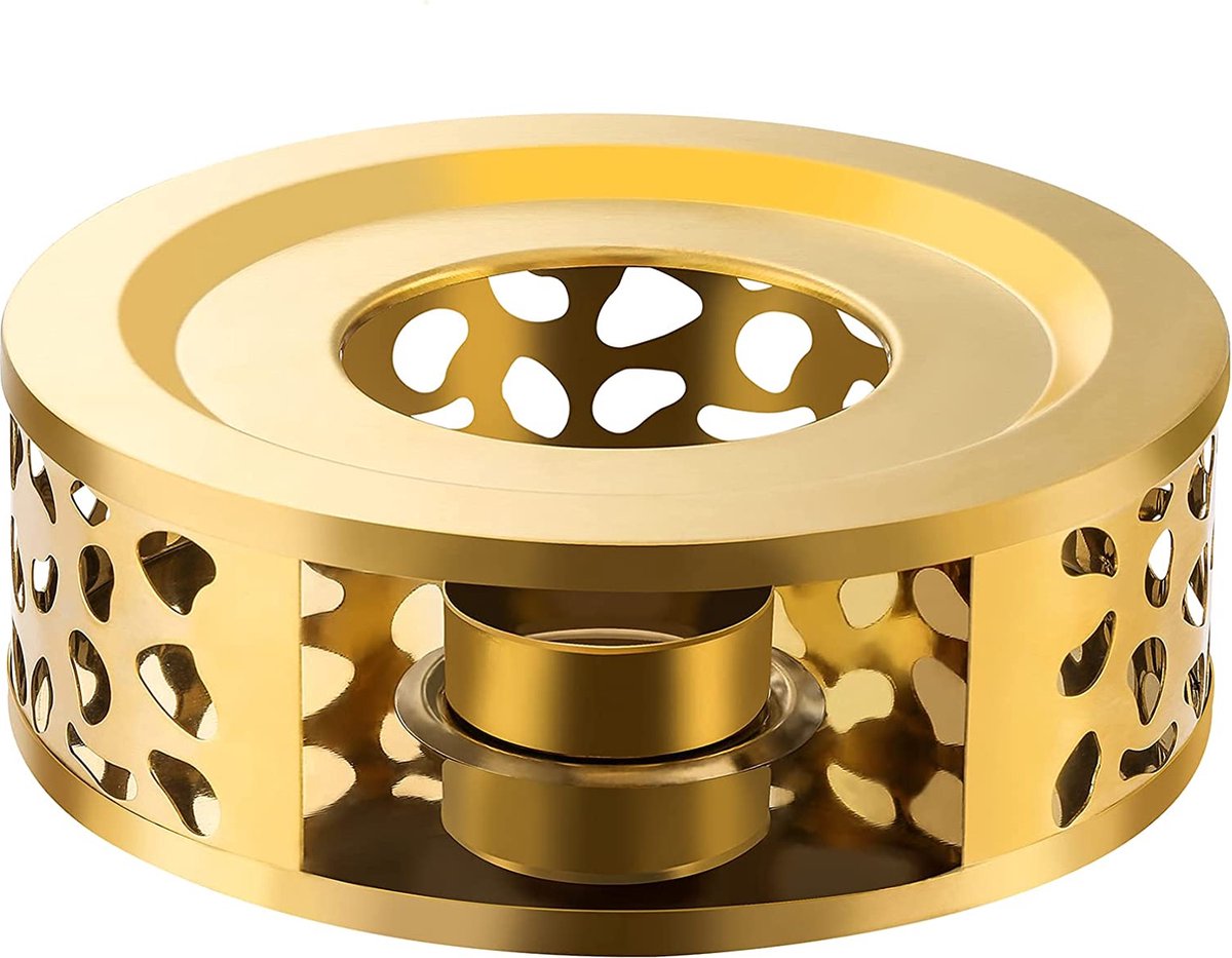 JGS Premium - Theewarmer Van Porselein Voor Ronde Theepot Met Legering Kussen En Kaarshouder JGS Premium - Theewarmer Van Porselein Voor Ronde Theepot Met Legering Kussen En Kaarshouder