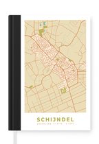 Cahier - Cahier d'écriture - Schijndel - Carte - Carte - Plan de la ville - Cahier - Format A5 - Bloc-notes