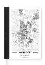Notitieboek - Schrijfboek - Stadskaart Amersfoort - Notitieboekje - A5 formaat - Schrijfblok - Plattegrond