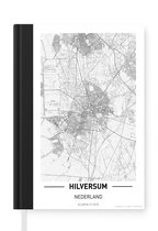 Notitieboek - Schrijfboek - Stadskaart Hilversum - Notitieboekje klein - A5 formaat - Schrijfblok - Plattegrond