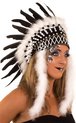 Coiffe de luxe en plumes Carnaval / Festival Blackfoot