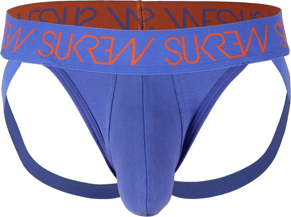 Sukrew Jockstrap Royal Blauw - Maat S - Heren Ondergoed