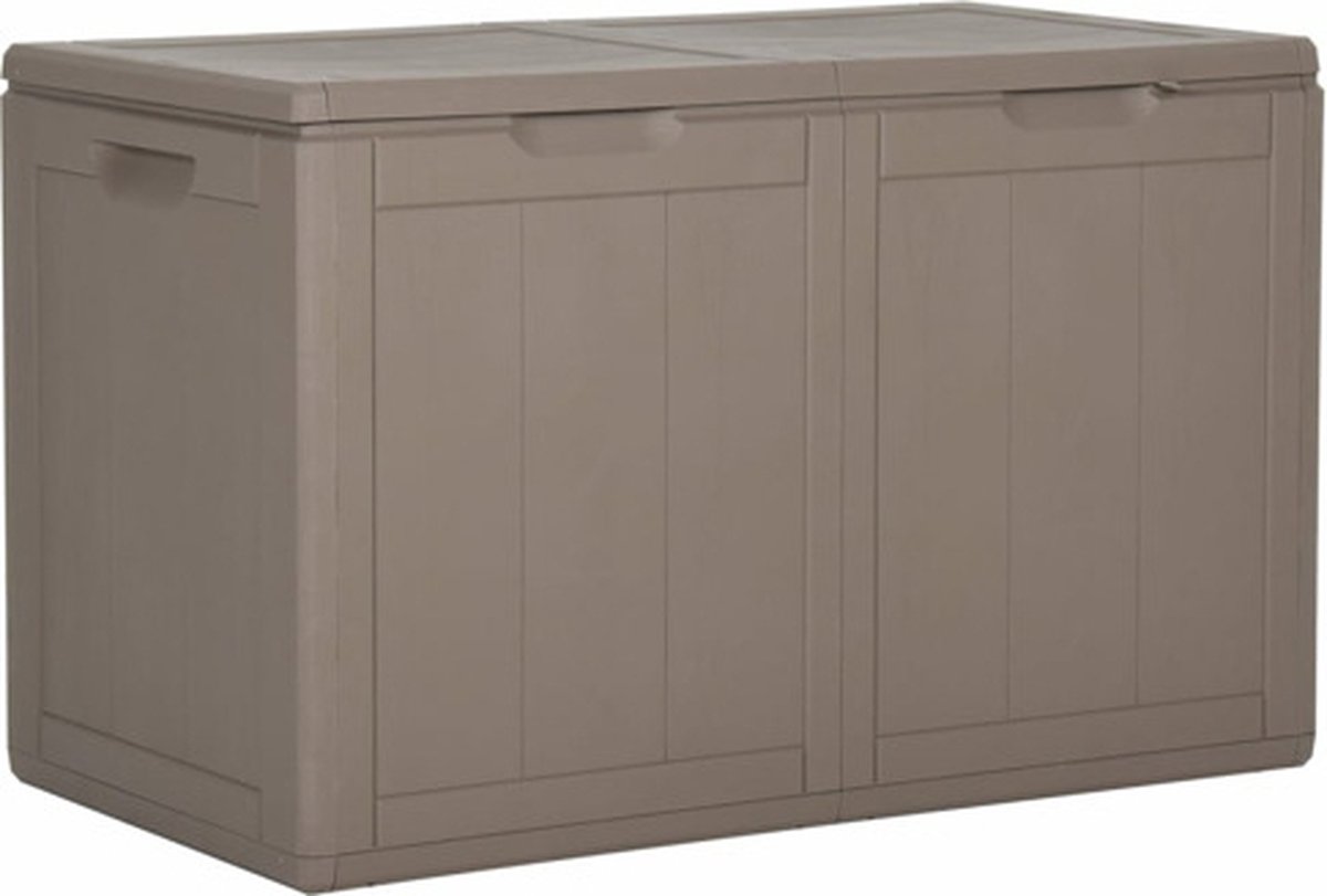 vidaXL - Tuinbox - 180 - L - PP - houtlook - bruin