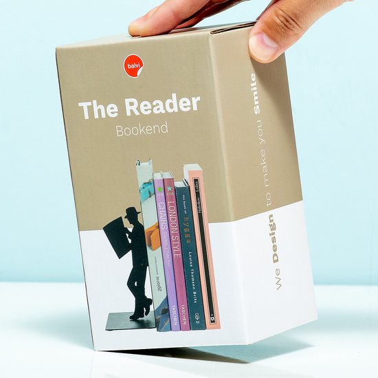 Balvi boekensteun man The reader