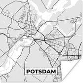 Poster Duitsland - Stadskaart - Plattegrond - Potsdam - Kaart - 50x50 cm