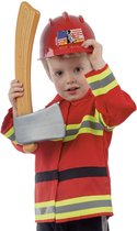 Brandweer Kostuum | Barend De Dappere Brandweerman Jongen | Maat 92 | Carnaval kostuum | Verkleedkleding