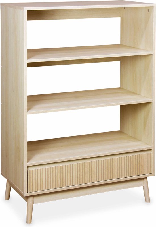 sweeek - Boekenkast, linear, l 80 x b 39,5 x h 120cm