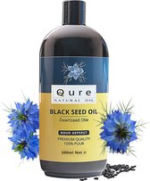 Black Seed Oil 500ml | 100% Puur & Onbewerkt | Food Grade kwaliteit | Zwarte Zaad Olie | Zwarte Komijnolie | Nigella Sativa | Zwartzaadolie | Voordeelverpakking