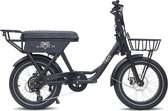 Elektrische fatbike 25 km/u,  Diablo, 7sp, matt black met grote korting