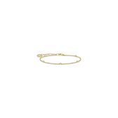 Thomas Sabo Dames-Armband 925 Zilver Kleur steen One Size Goud 32017799