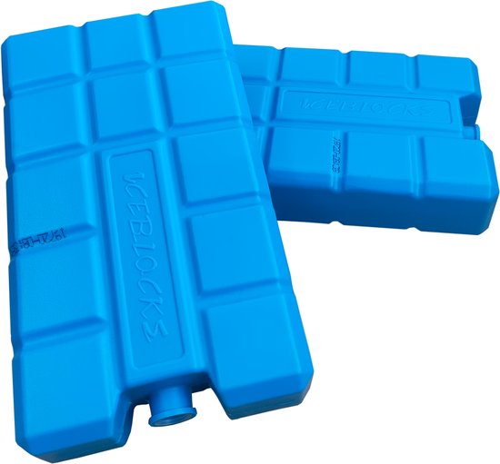 DULA Koelelementen - blauw - 4 stuks - 400 gram - 16x9x3,2cm van DULA — afbeelding 5