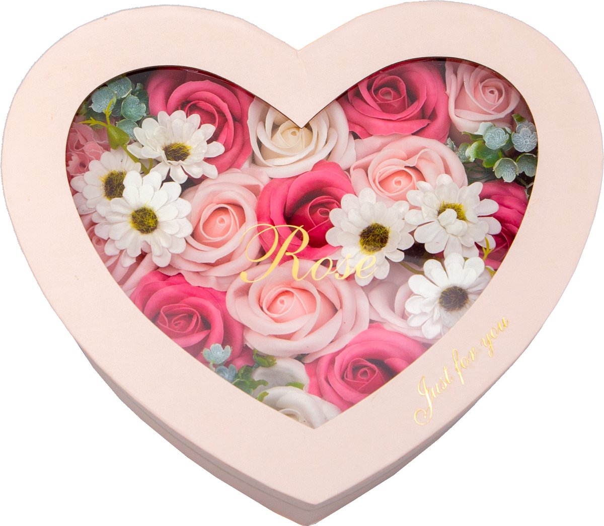 Zeep Rozen in Gift Box - Giftbox - Zeep Rozen - Valentijnsdag - Moederdag - Roze