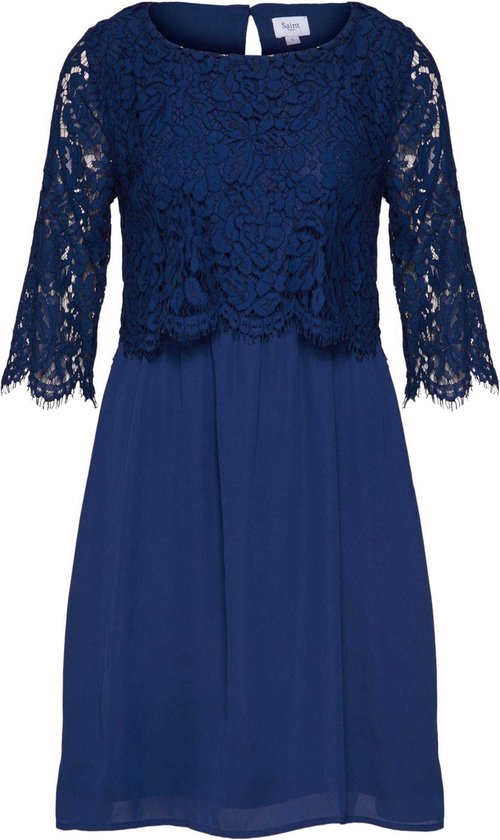 is meer dan Ophef Bestrating Saint Tropez jurk Blauw-xs (34) | bol.com