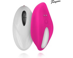 Teazers - Clitoris Vibrator Panty Pleasure - Lingerie Erotisch - Vibrators voor Vrouwen - Sex Toys voor Vrouwen - Vibrators - Vibrerende Slipjes - Clitoris Stimulator - Roze