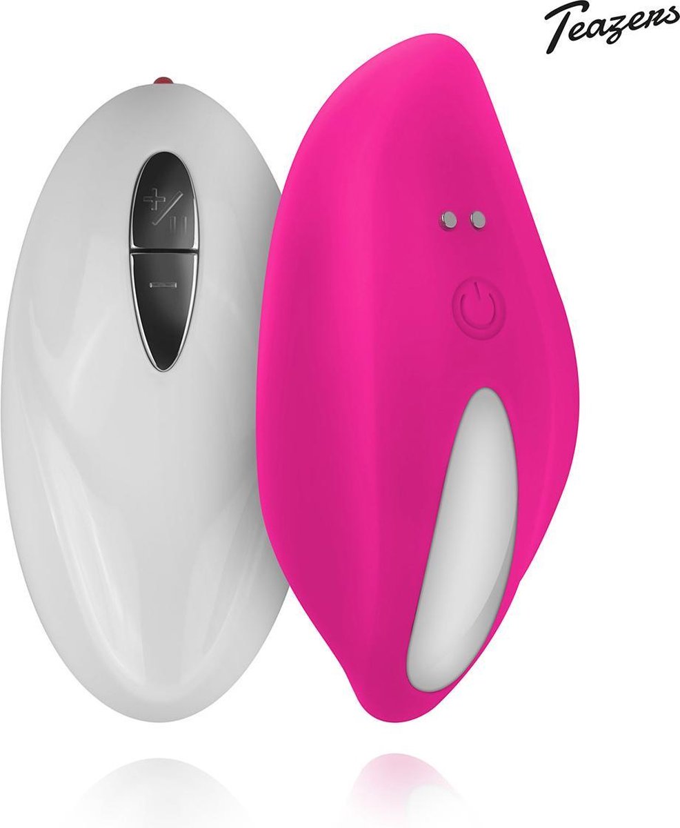 Teazers Mini Vibrator met Afstandsbediening – Slip Vibrator met Afstandsbediening – Vibrators voor Vrouwen voor een Spannend Voorspel - Roze