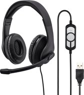 Hama PC-Office-headset "HS-USB300", stereo, zwart