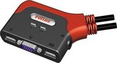 ROLINE KVM Switch 'Star' 1u -2 PCs, USB, audio