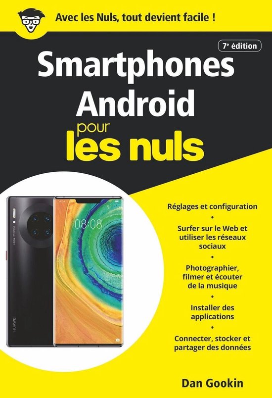 Les Smartphones Android Pour les Nuls, 7e - cover