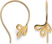 Bastian Inverun - 925/- oorhanger - vergoldet - Vergoldetes Blätter-Design - 35900