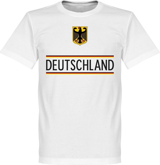 Duitsland Team T-Shirt 2020-2021 - Wit - 3XL