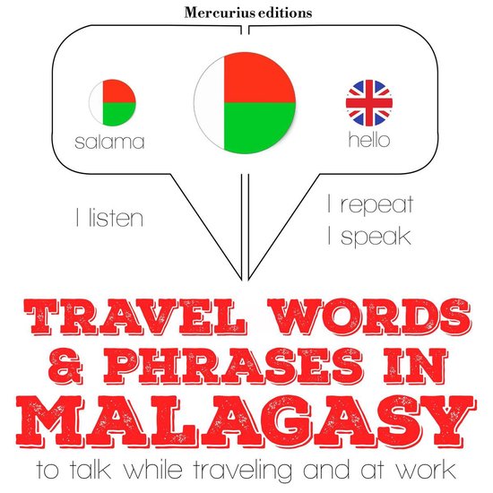 Travel words and phrases in Malagasy - cover