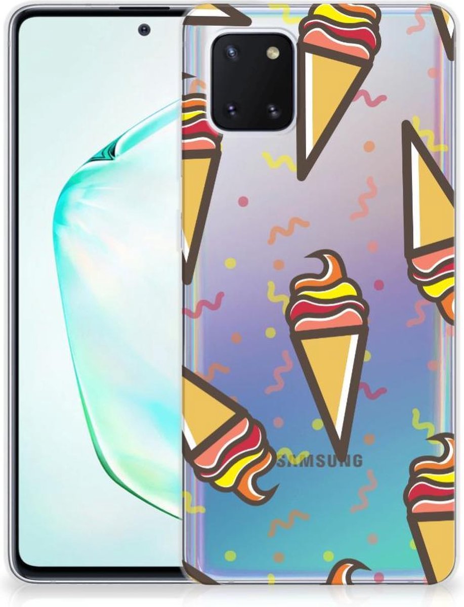 TPU Hoesje voor Samsung Galaxy Note 10 Lite Siliconen Case Icecream
