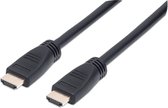 Manhattan HDMI Aansluitkabel HDMI-A stekker, HDMI-A stekker 7.50 m Zwart 353960 UL gecertificeerd, Ultra HD-HDMI HDMI-kabel
