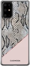 Samsung S20 Plus hoesje siliconen - Snake print | Samsung Galaxy S20 Plus case | multi | TPU backcover transparant