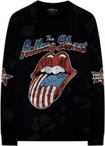 The Rolling Stones Longsleeve shirt -M- US Tour '78 Zwart