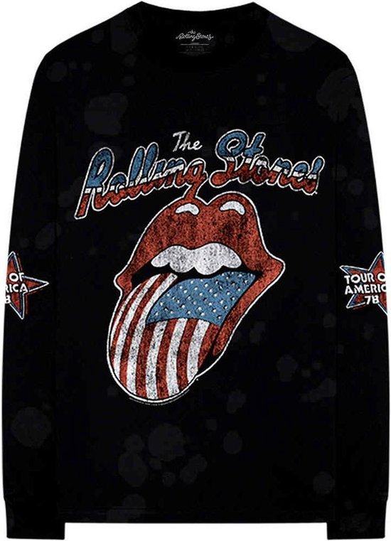 Chemise à manches longues Rolling Stones -M- US Tour '78 Black | bol