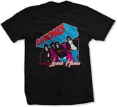 Ramones Heren Tshirt -M- Leave Home Zwart